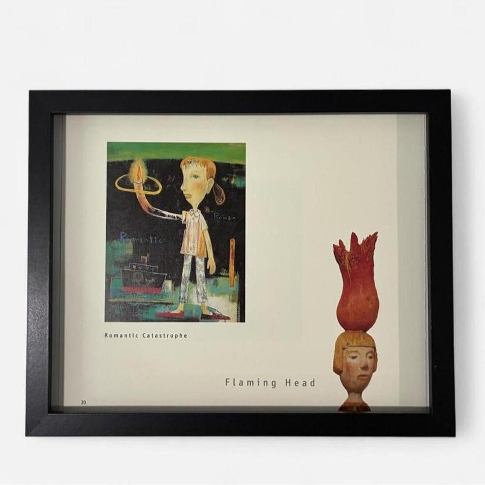 Nara Yoshitomo Nara contemporary art prints 8x10 " framed